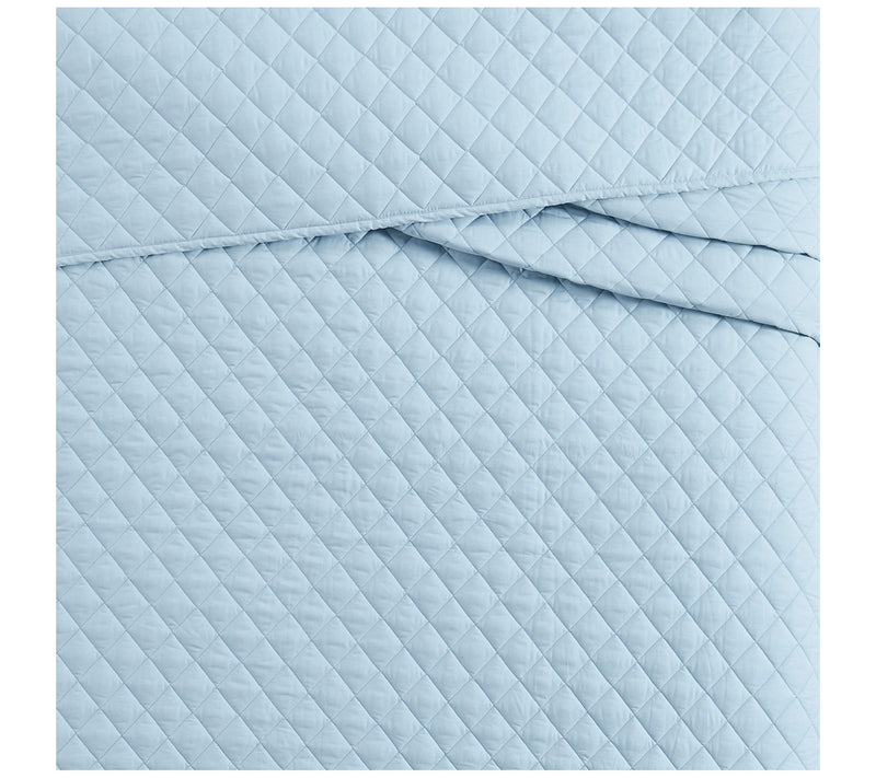 Cannon Solid Percale King 3-Piece Quilt Set — View 6