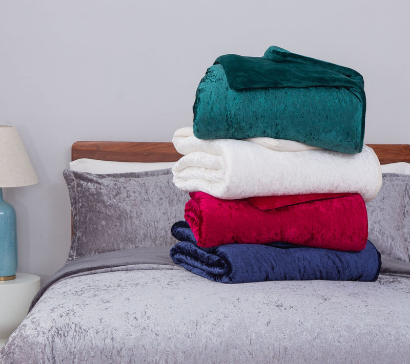 Berkshire Crushed Velvet Coverlet & Sham Set- King — View 8