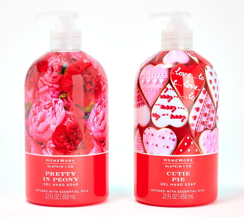 HomeWorx by Slatkin + Co. S/2 Cupid's Choice Hand Soaps — View 4