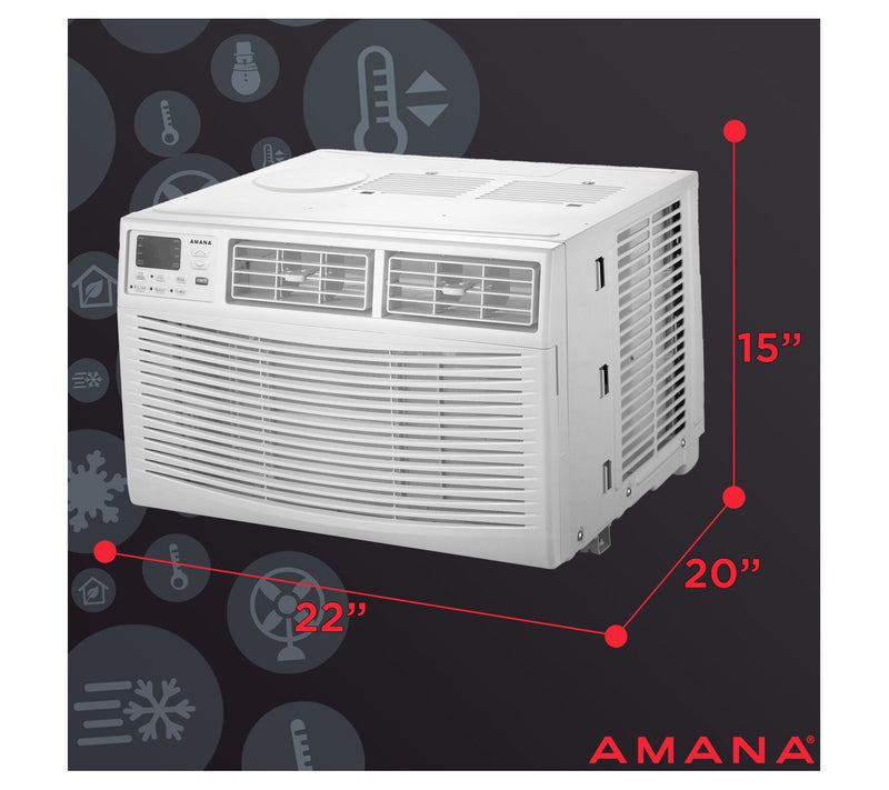 Amana 10,000 BTU 115V Window-Mounted Air Conditioner w/ Remot — View 4