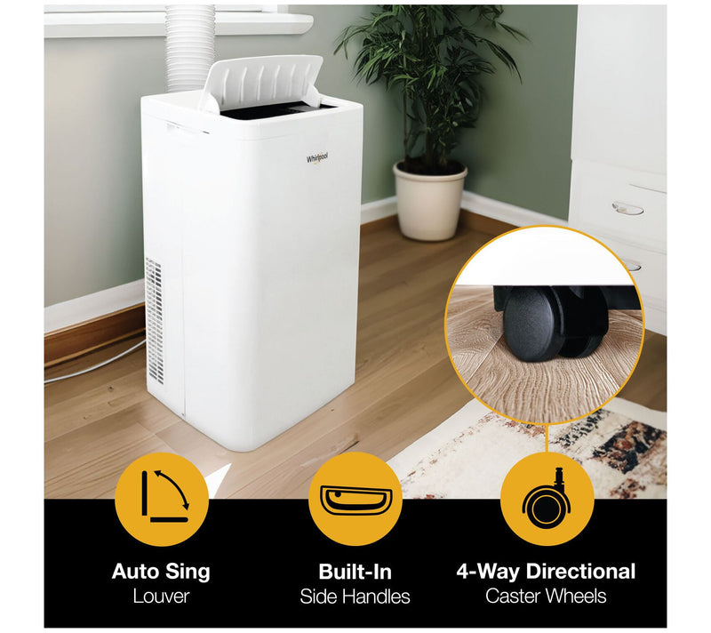 Whirlpool 14,000 BTU ASHRAE Portable Air Conditioner with Heat — View 8