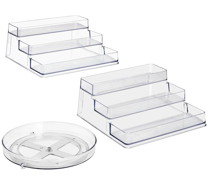Sorbus 2 Pack 3-Tier Spices Organizer and Lazyusan — Main view