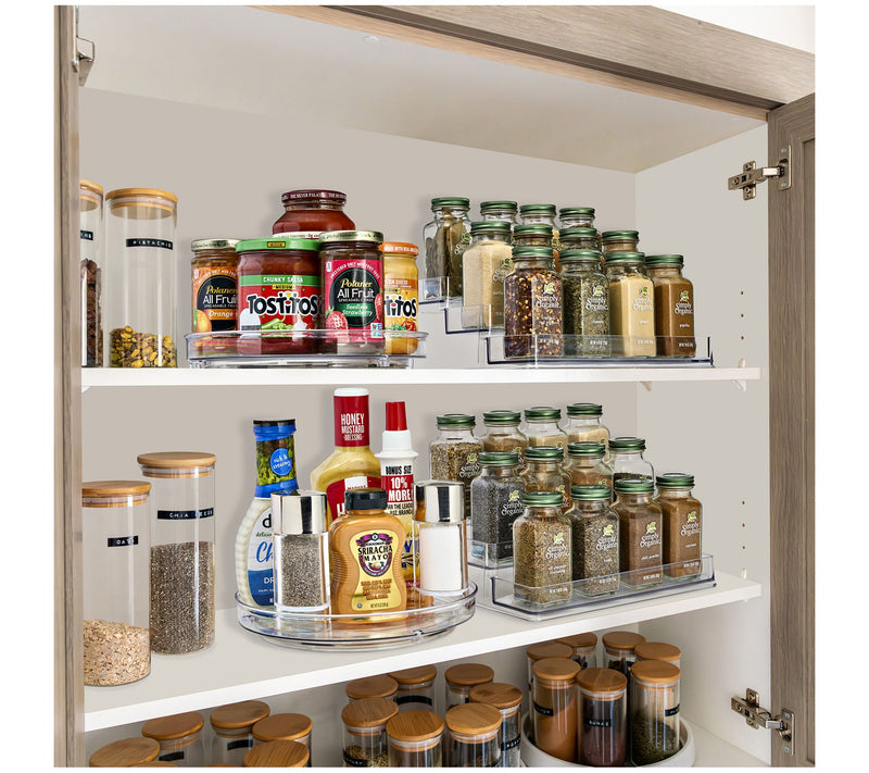 Sorbus 2 Pack 3-Tier Spices Organizer and Lazyusan — View 4