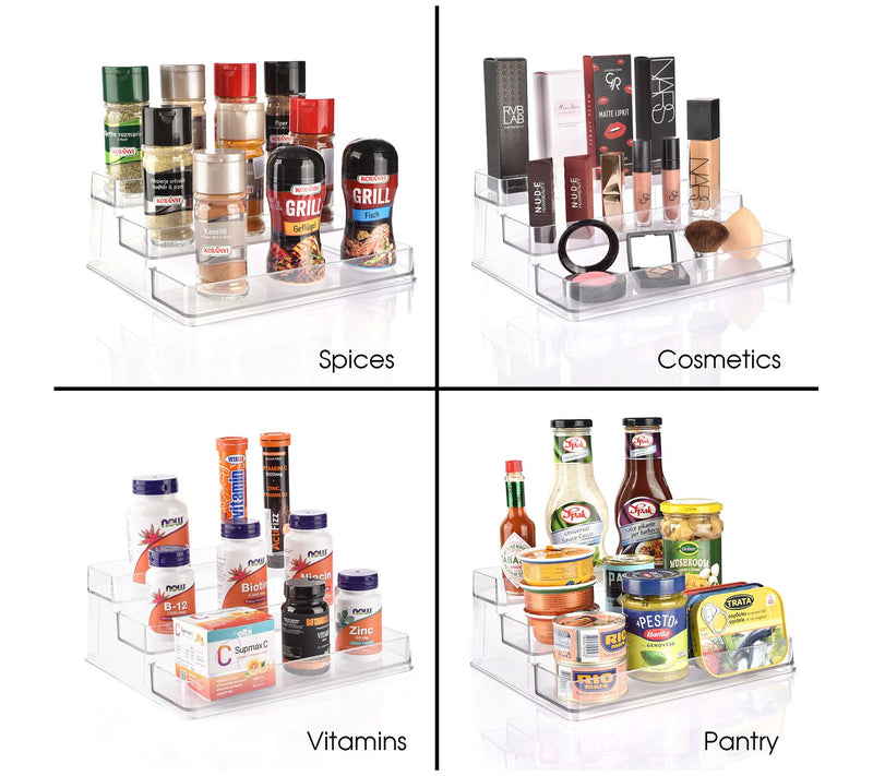 Sorbus 2 Pack 3-Tier Spices Organizer and Lazyusan — View 6