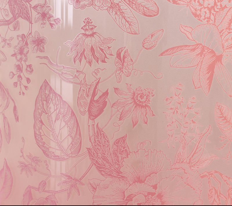 HomeWorx by Slatkin + Co. Printed Toile Glass & Ceramic Hurricane — View 4