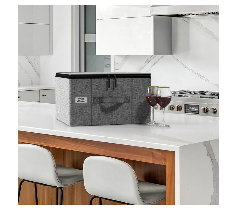 Sorbus 2 Pack Stemware Storage Case — View 6