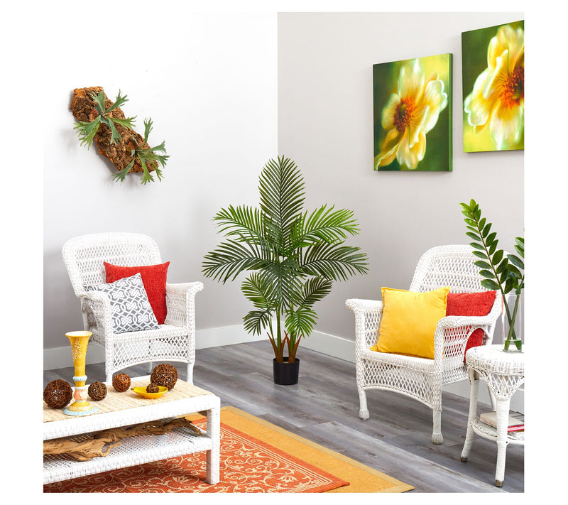 Nearly Natural 54" Areca Palm Artificial Tree — View 3