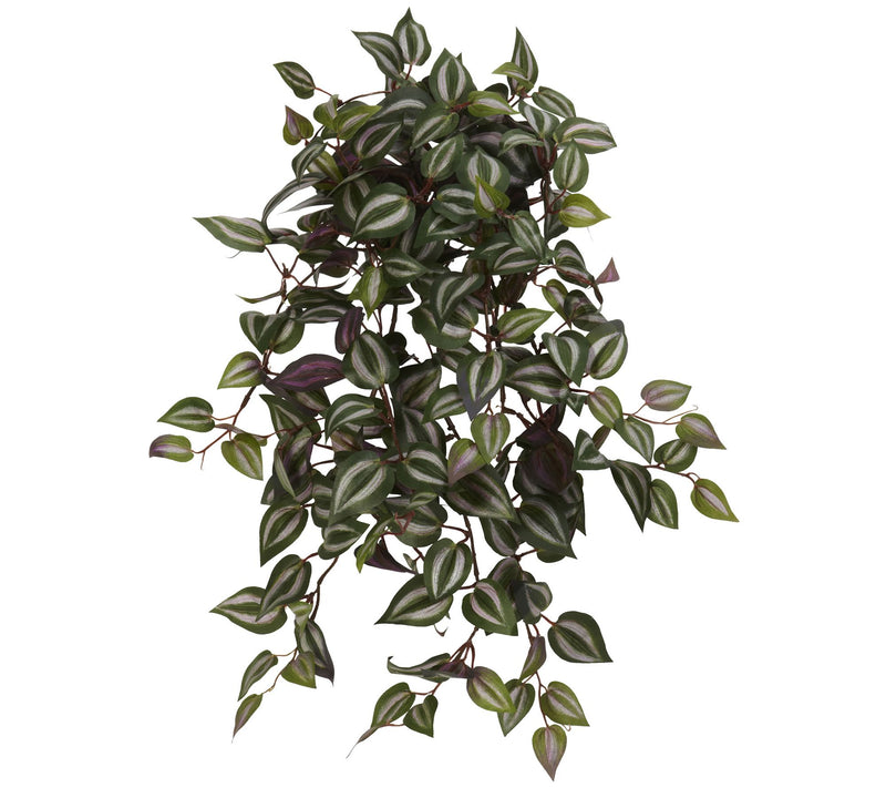 Nearly Natural 23" Wandering Jew Hanging Plant (Set of 4) — Main view