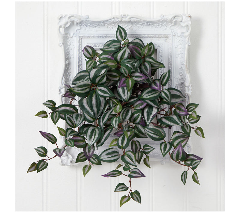 Nearly Natural 23" Wandering Jew Hanging Plant (Set of 4) — View 2