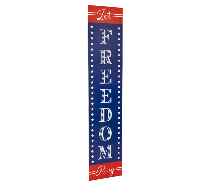 Northlight 36" Let Freedom Ring Patriotic Wooden Wall Sign — View 4