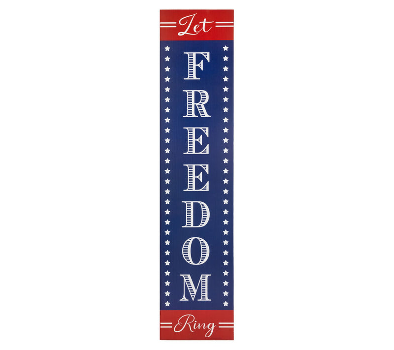 Northlight 36" Let Freedom Ring Patriotic Wooden Wall Sign — Main view