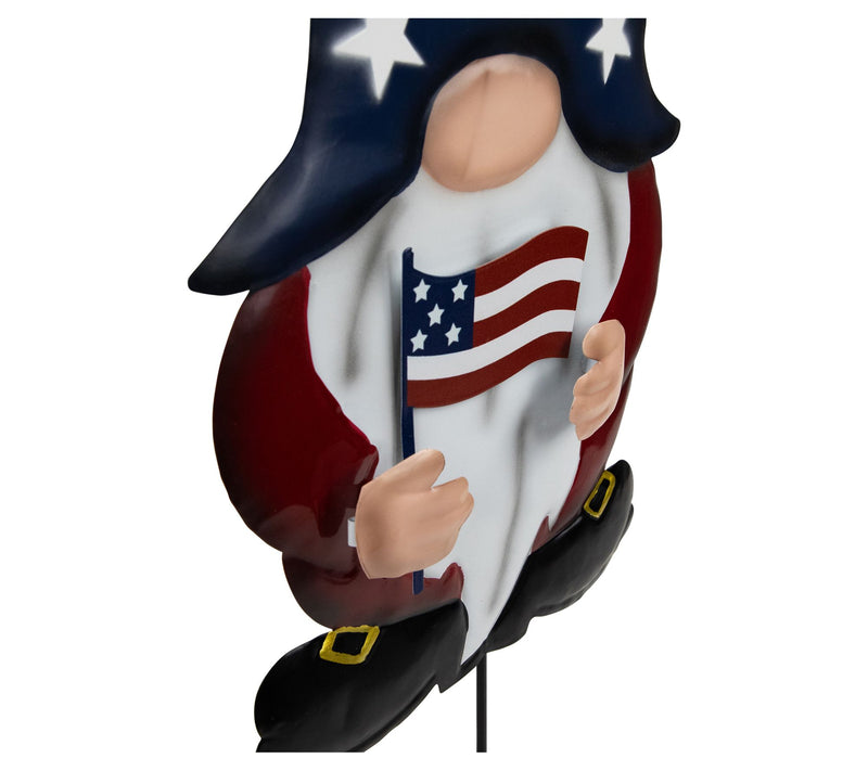 Northlight S/2 (28") Patriotic Gnome Outdoor Garden Stakes — View 8