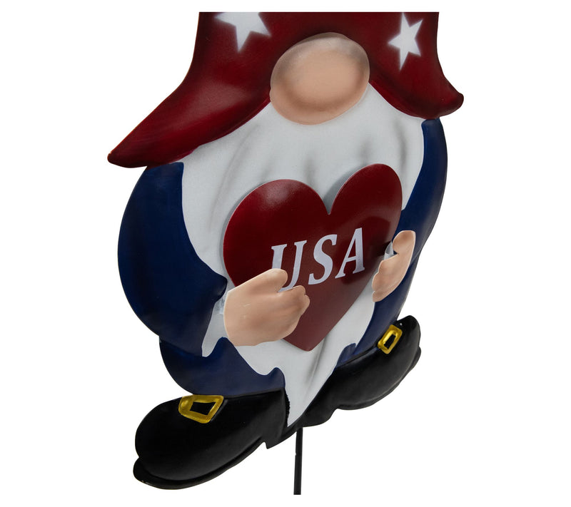 Northlight S/2 (28") Patriotic Gnome Outdoor Garden Stakes — View 7