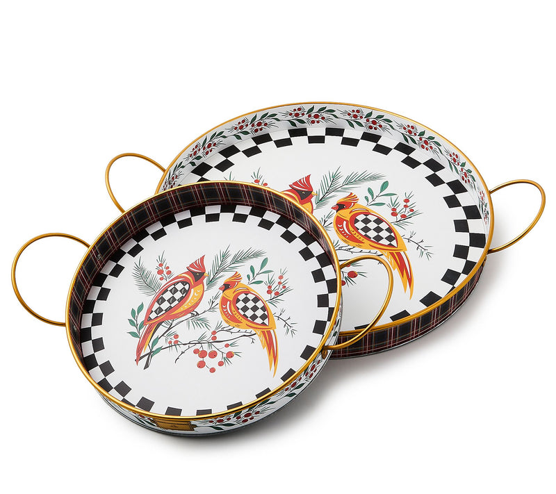 MacKenzie- Childs Set of 2 Serving Trays — Main view