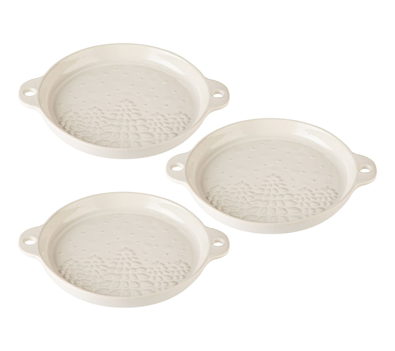Temp-tations Seasonal Set of (3) 10" Deep Dish Platters — Main view