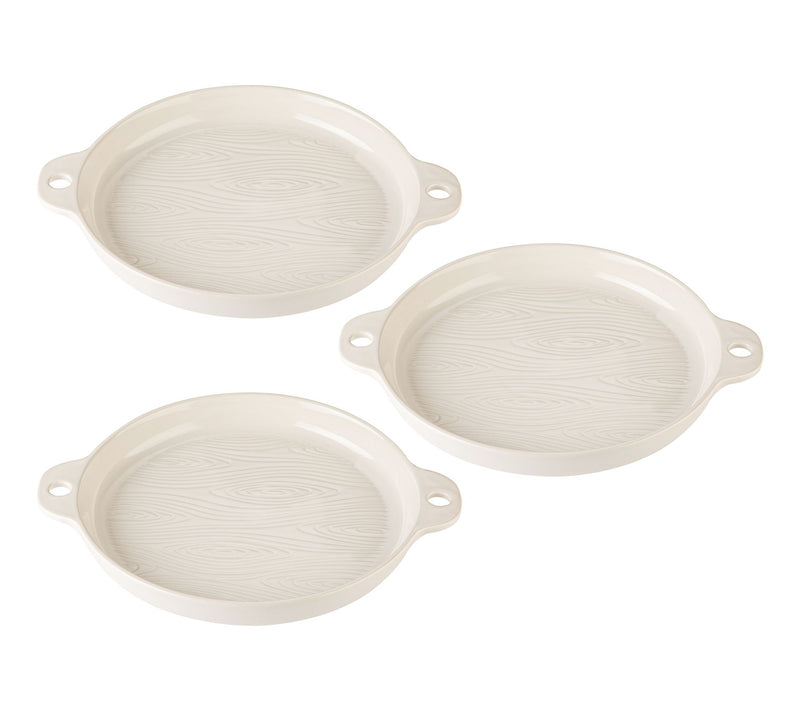 Temp-tations Seasonal Set of (3) 10" Deep Dish Platters — View 11