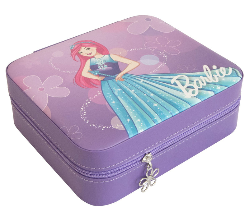 Barbie Flower Vegan Leather Travel Jewelry Caseby Mele and Co — View 3