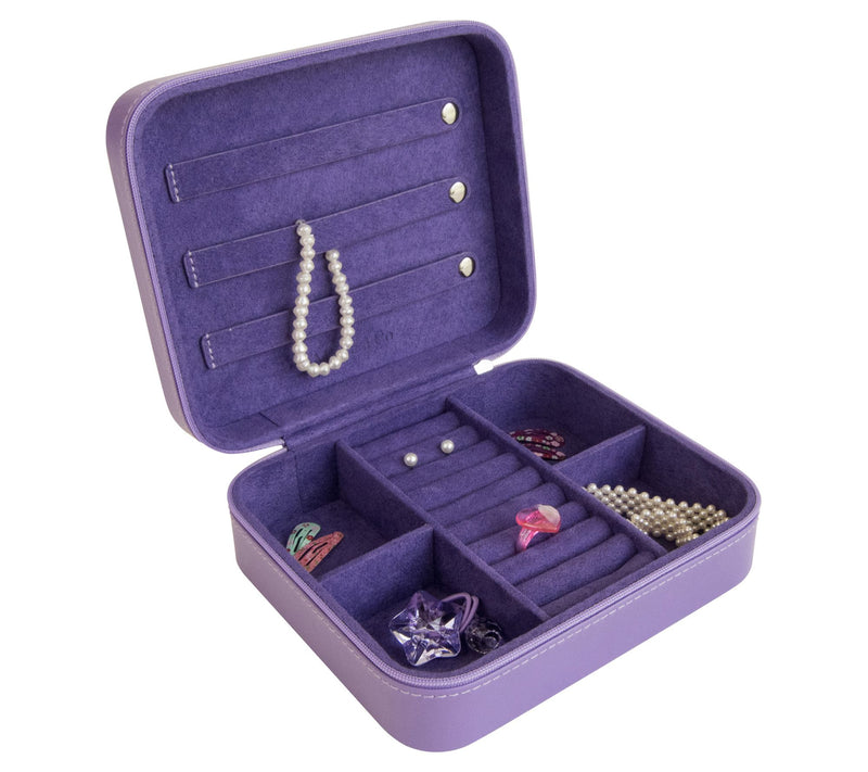 Barbie Flower Vegan Leather Travel Jewelry Caseby Mele and Co — View 5