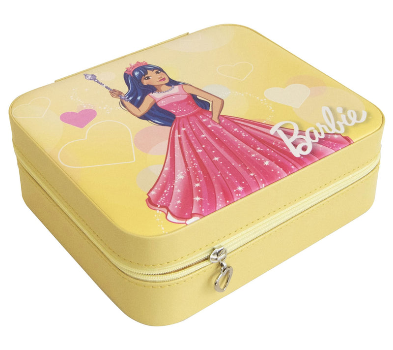 Barbie Heart Vegan Leather Travel Jewelry Caseby Mele and Co — View 2