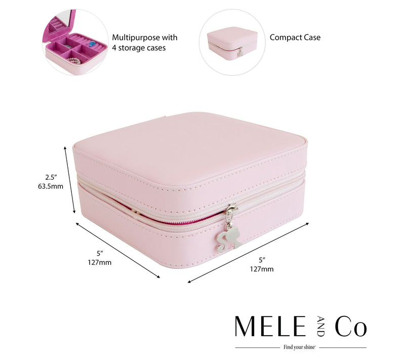 Barbie Bitsy Bijou Vegan Leather Jewelry Case by Mele and Co — View 5