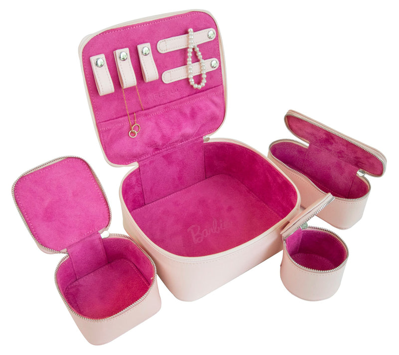 Barbie Bento Vegan Leather Travel Jewelry Casey Mele and Co — View 3