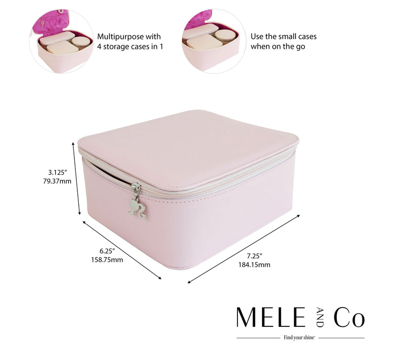 Barbie Bento Vegan Leather Travel Jewelry Casey Mele and Co — View 5