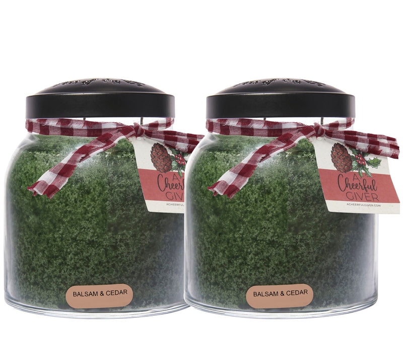 A Cheerful Giver 34 oz. Holiday Papa Jar Duo — View 3