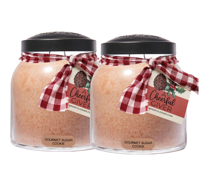 A Cheerful Giver 34 oz. Holiday Papa Jar Duo — View 6