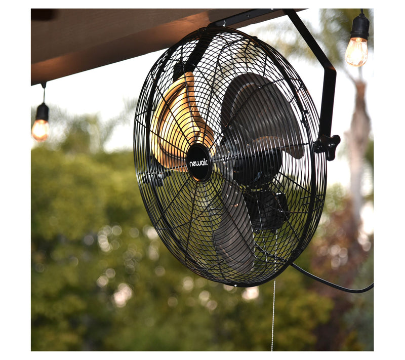 Newair 18" Outd oor High Veloci ty Wall Mounted Fan — View 7