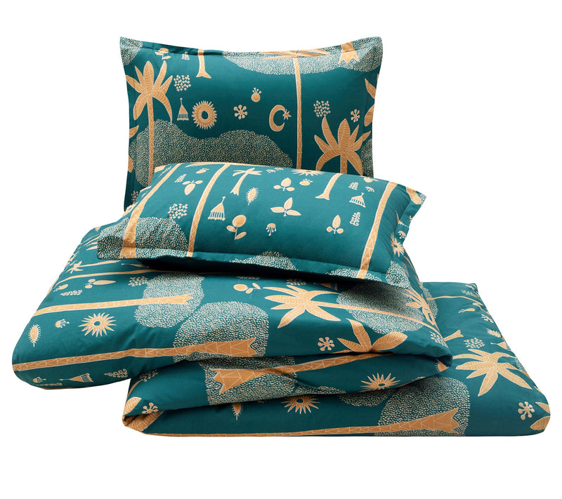 JUNGALOW by Justina Blakeney Cosmic Desert Cotton Duvet Set-K — View 4