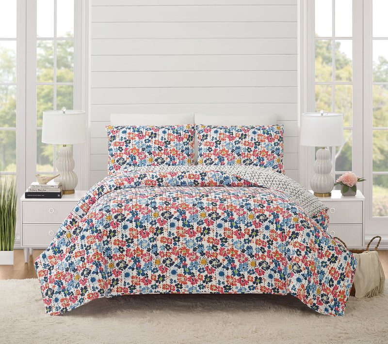 Modern Heirloom Blossom 2pc Twin/Twin XL CottonQuilt Set — Main view