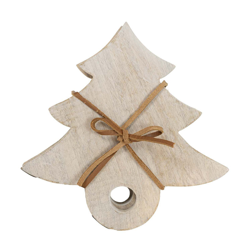 Foreside Home & Garden Set of 4 White Wood TreeBoards — View 3
