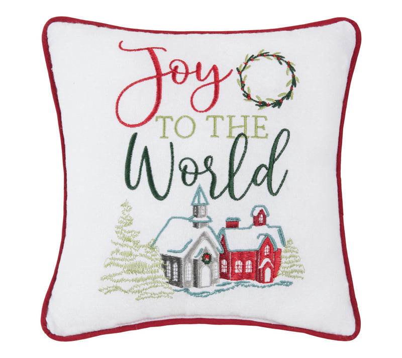 Joy To The World Pillow by Valerie — Main view