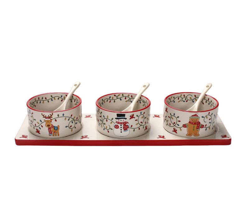 Temp-tations Seasonal Condiment Set with (3) Bowls and Spoons — View 11