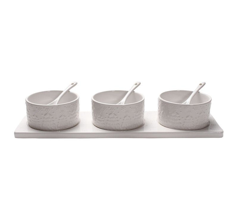 Temp-tations Seasonal Condiment Set with (3) Bowls and Spoons — View 3