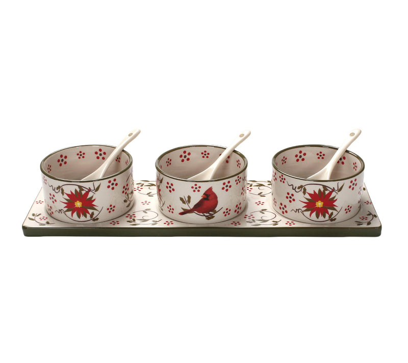 Temp-tations Seasonal Condiment Set with (3) Bowls and Spoons — View 7