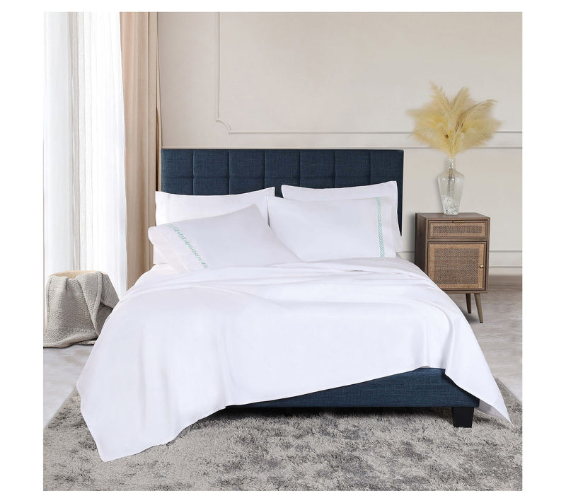 Superior Egyptian Cotton Embroidered Sheet Set,Cal King — View 14