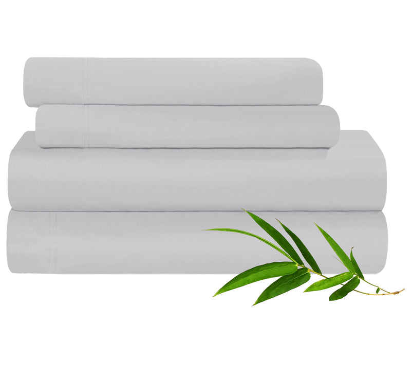 Superior Rayon made from Bamboo Solid Sheet Set, Split King — View 2