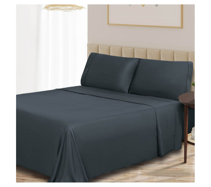 Superior Rayon made from Bamboo Solid Sheet Set, Split King — View 11