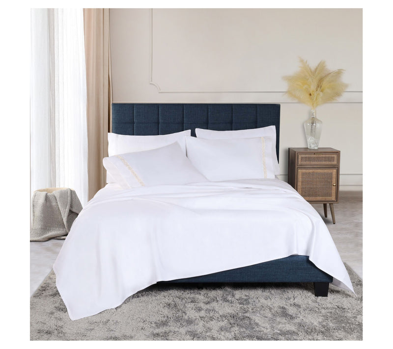 Superior Egyptian Cotton Embroidered Sheet Set,King — View 15