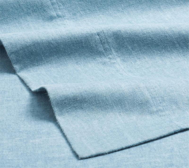 Superior Melange Flannel Cotton Deep Pocket Sheet Set, Twin — View 7