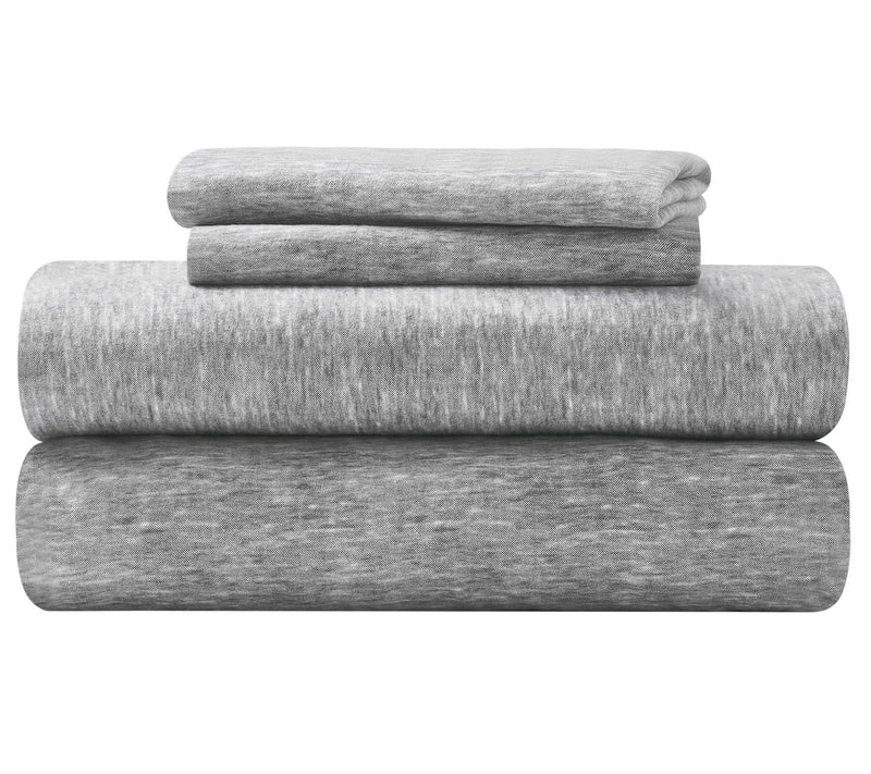 Superior Melange Flannel Cotton Deep Pocket Sheet Set, King — View 2