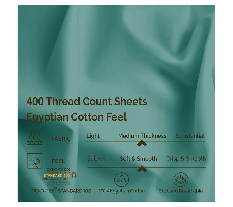 Superior Egyptian Cotton Deep Pocket Sheet Set,Olympic Queen — View 6