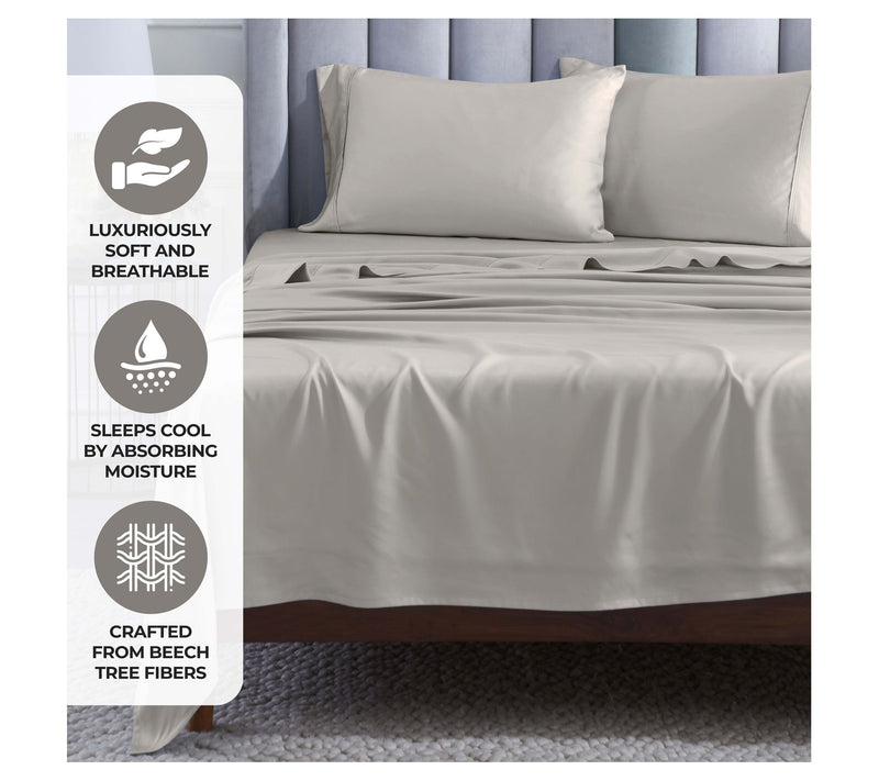 Superior Beechwood Modal 400TC Deep Pocket Sheet Set, Twin XL — View 6