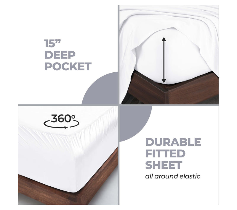 Superior Modal From Beechwood Deep Pocket SheetSet, Queen — View 5