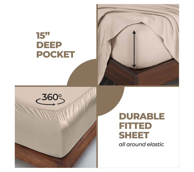 Superior Modal From Beechwood Deep Pocket SheetSet, Full — View 5