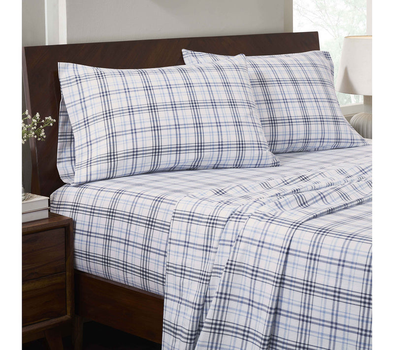 Superior Plaid Flannel Cotton Deep Pocket Sheet Set, Twin XL — View 14