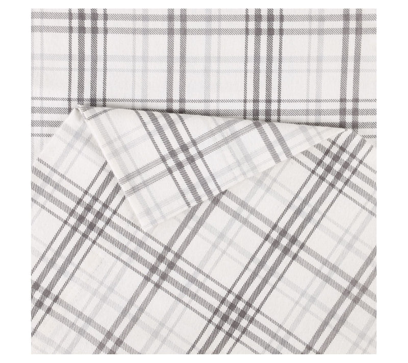 Superior Plaid Flannel Cotton Deep Pocket Sheet Set, Twin XL — View 2