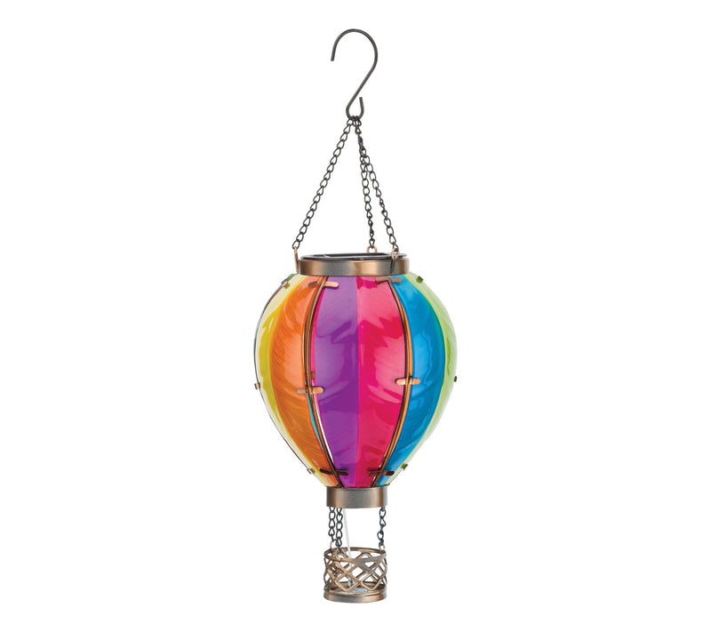 Regal Art & Gift Hot Air Balloon Solar LanternSM - Rainbow — Main view