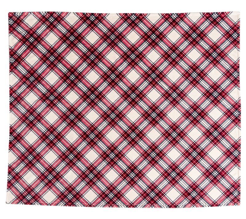 Berkshire 60x70 Plaid Twill Velvetsoft Throw in Gift Box — View 15